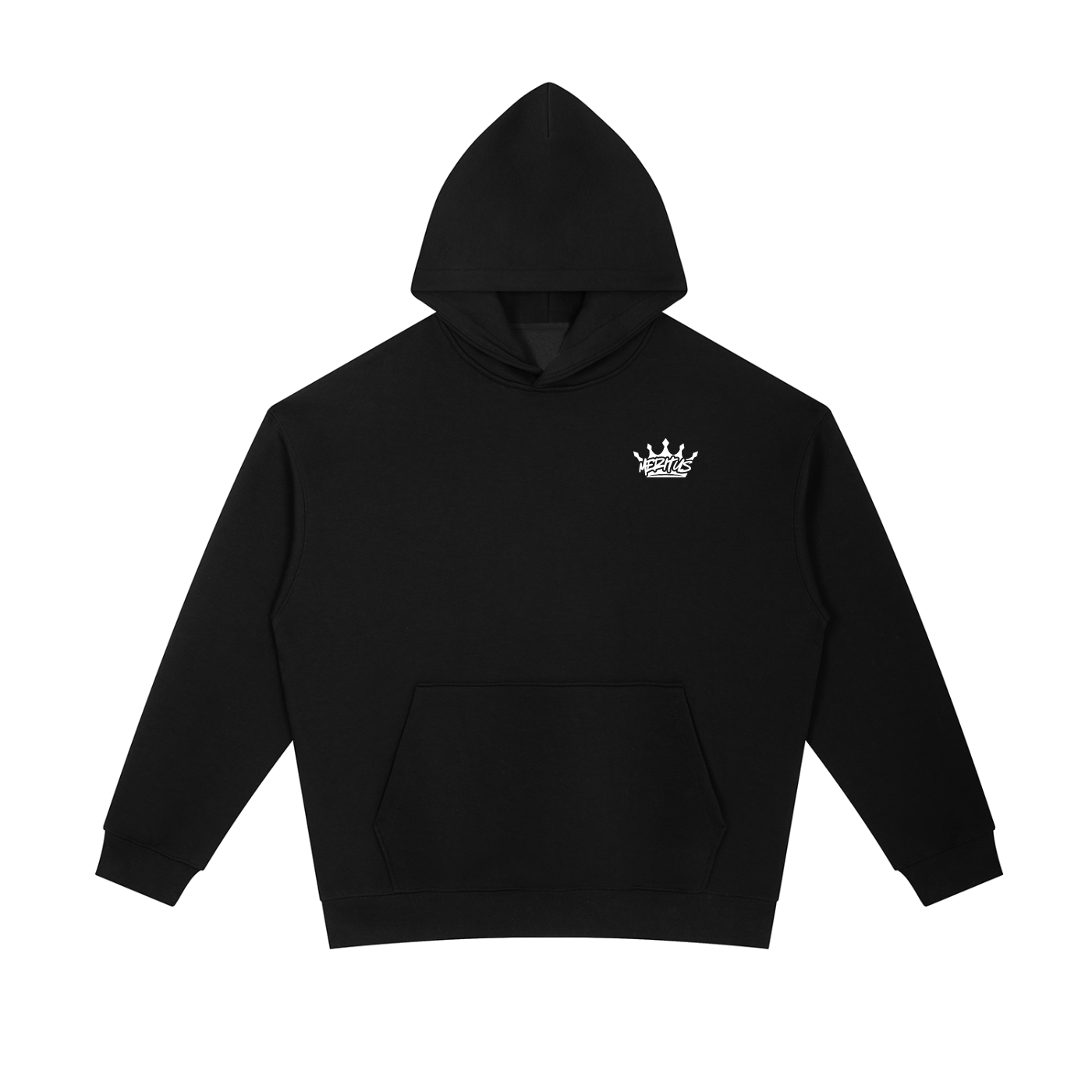 Boxy Hoodie Black